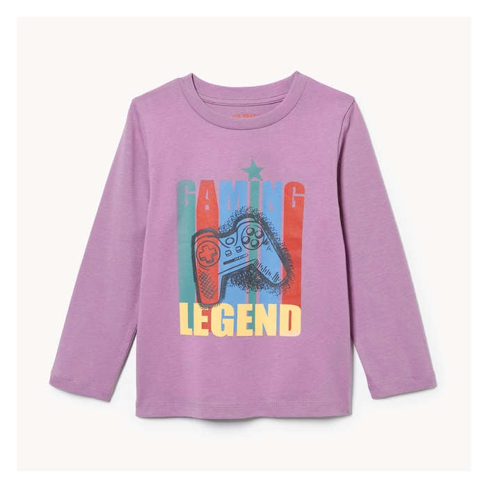 Toddler Boys' Graphic Long Sleeve
